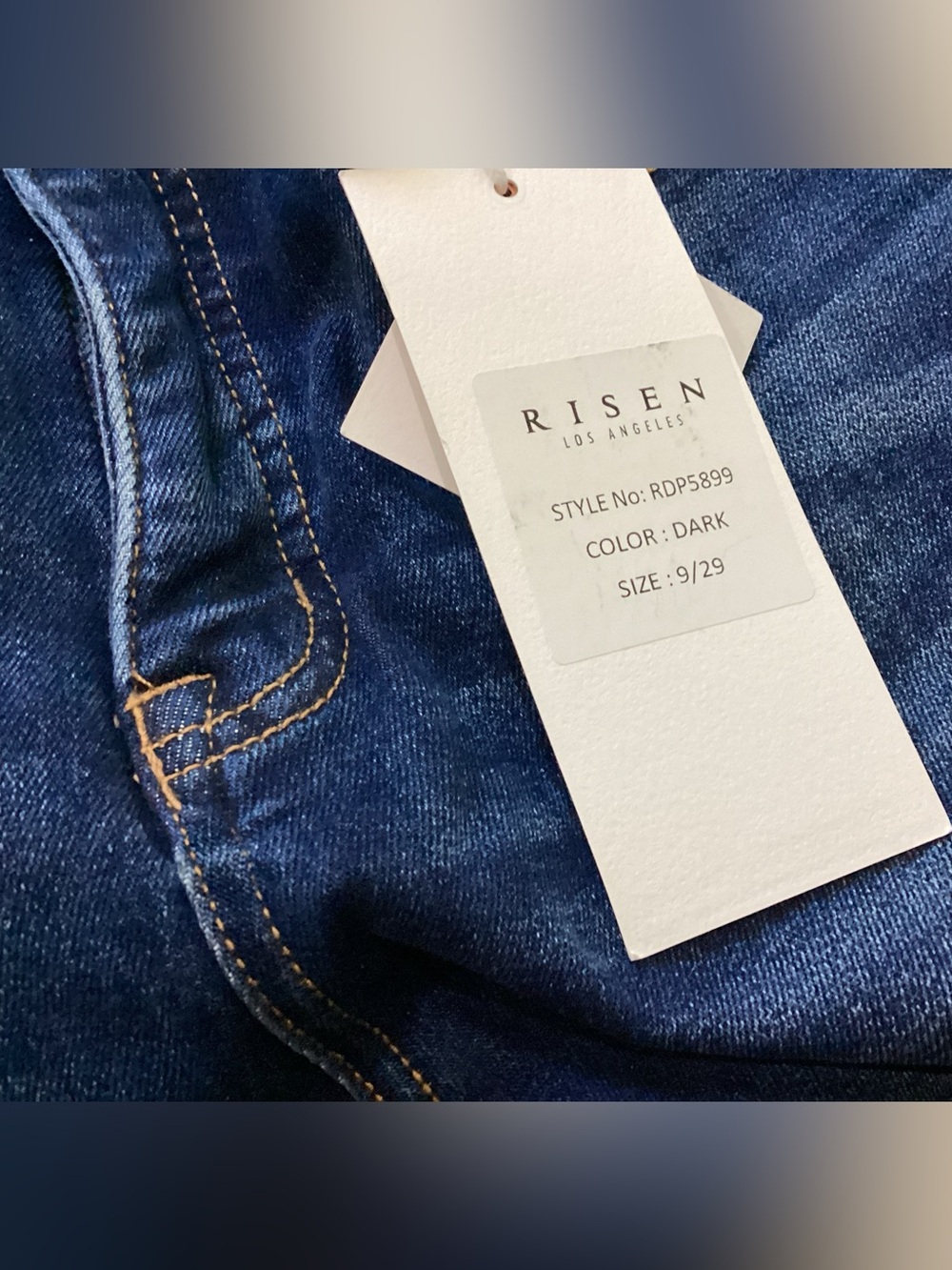 RISEN Women's Dark Indigo Skinny Jeans - NWT - SIZE 9/29 - Picture 7 of 7